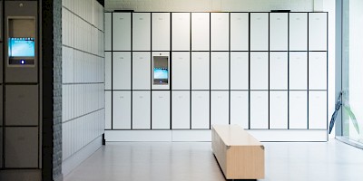 Lockers bij Sportcentrum VU Uilenstede